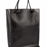 Leather tote 'Grocery bag' Black