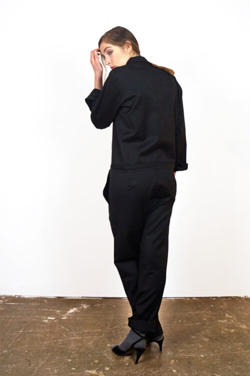 Jumpsuit 'Steyr' of grey wool - Image 2