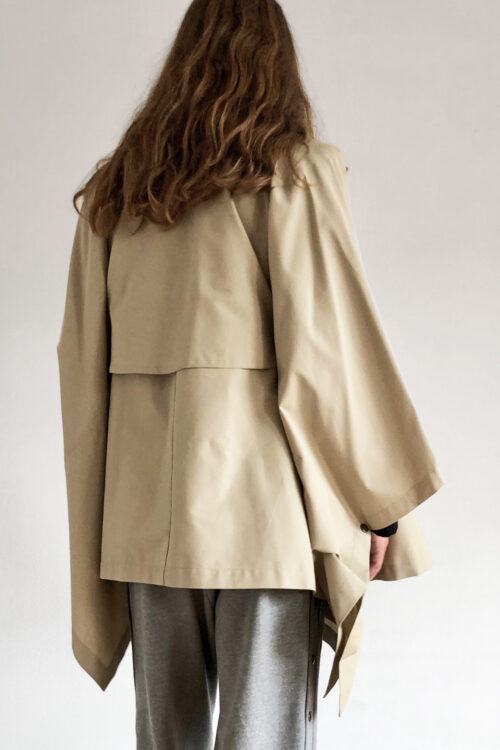 Rain cape 'Mule' of water-repellent cotton - Image 3