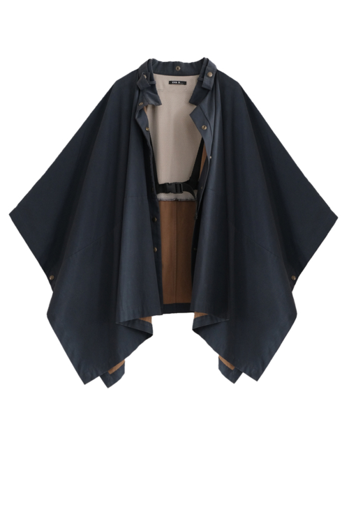 Rain cape 'Mule' of water-repellent cotton - Image 6