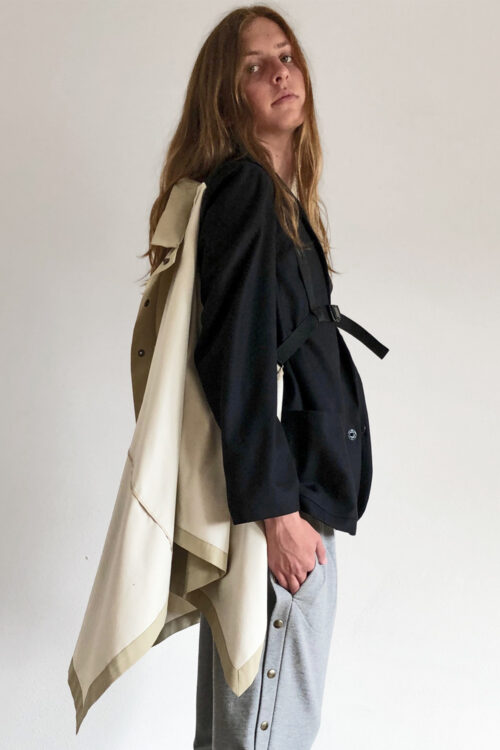 Rain cape 'Mule' of water-repellent cotton - Image 2