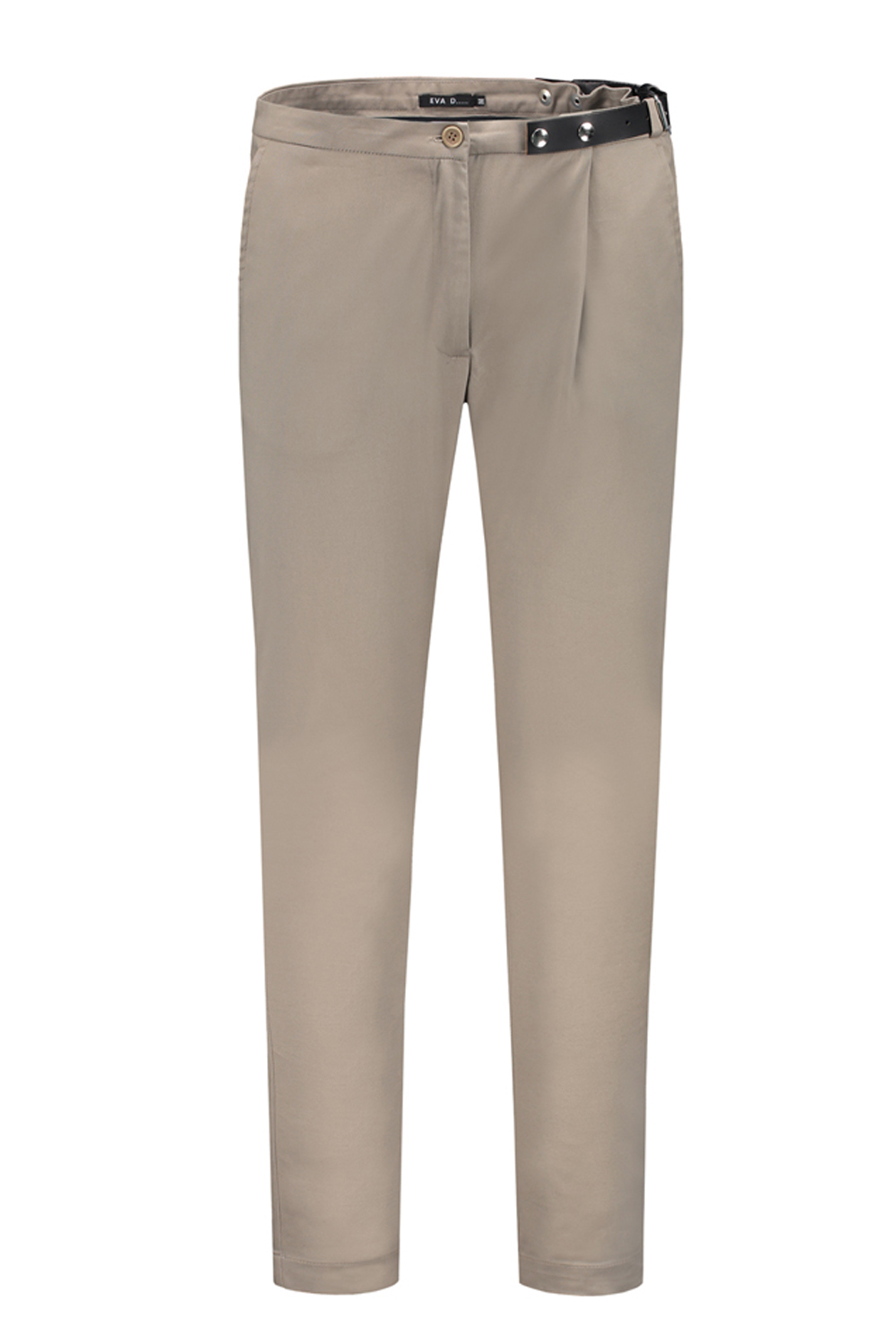 Side-belt trousers beige - Studio EVA D.