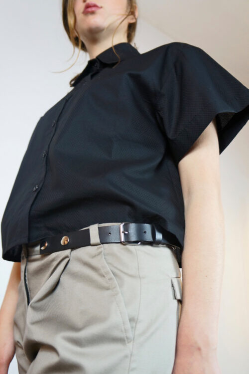 Side-belt trousers beige - Image 2