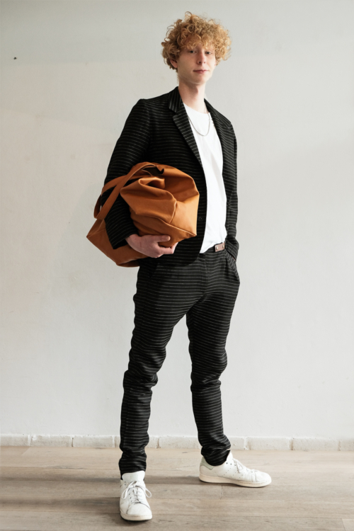 Side-belt trousers pinstripe - Image 6