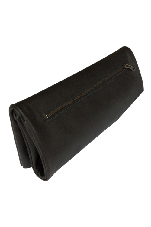 Clutch leather black - Image 2