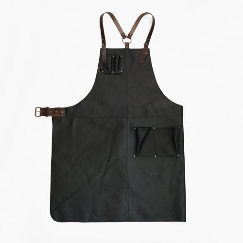 Handcrafted Leather Apron Black