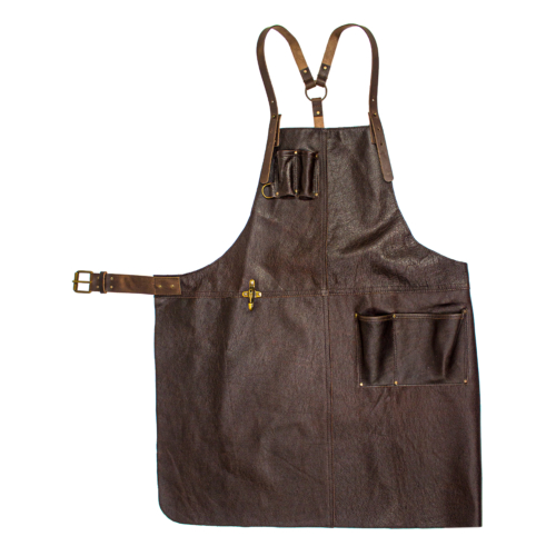 Handcrafted Leather Apron Brown