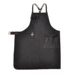Handcrafted Leather Apron Dark Brown