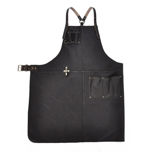Handcrafted Leather Apron Dark Brown