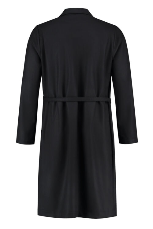 Dustcoat Black Wool Midi - Image 6