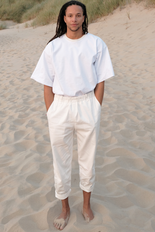 Pants 'Heit' of white cotton - Image 2