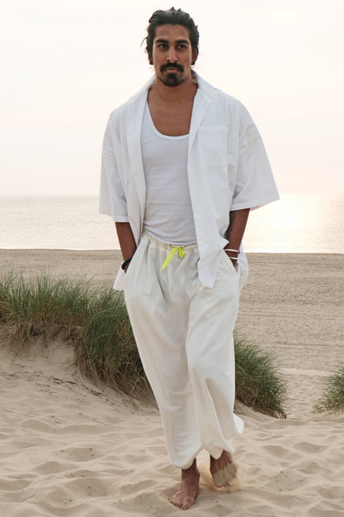 Unisex shirt 'Axl Square' White - Image 3