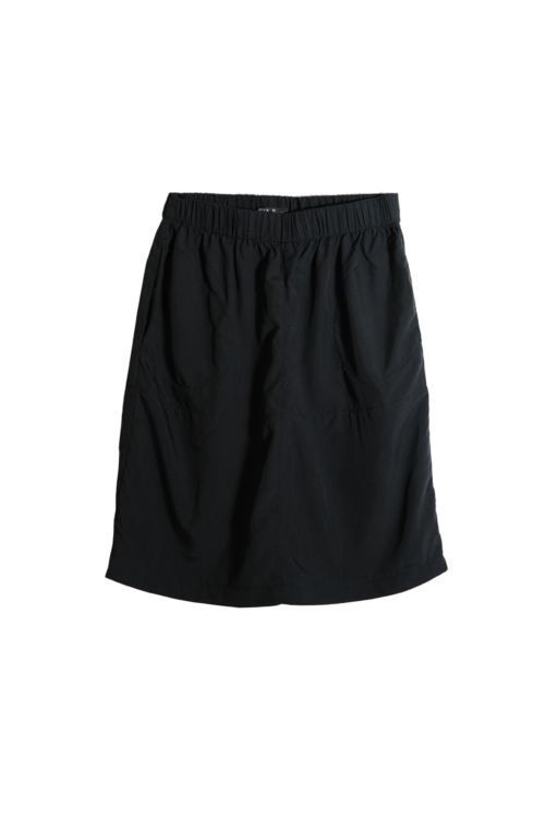 Casual Skirt Nena of Black Cotton - Image 2