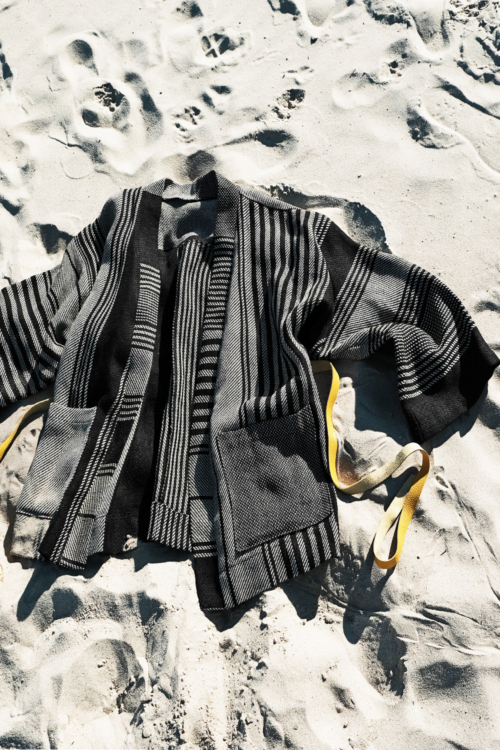 Short Genderless Kimono Jacket