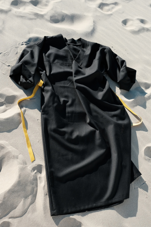 Kaftan of Black Wool - Image 3