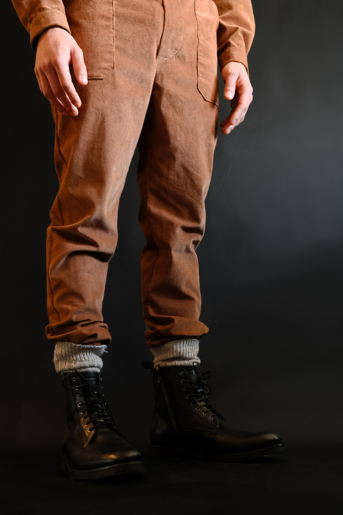 Overalls Brown Corduroy - Image 3