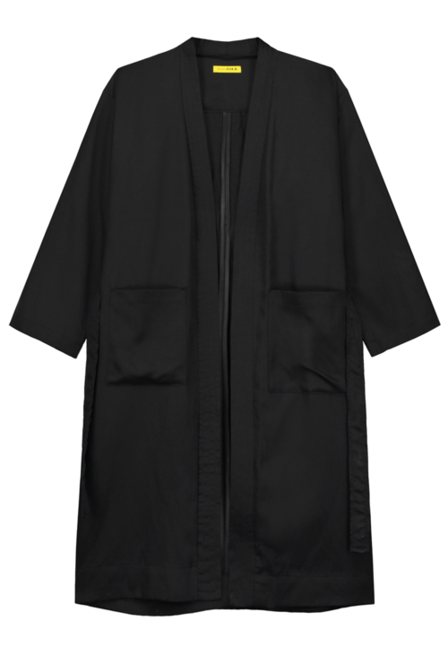Kimono of Black Tencel - Image 4