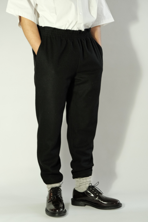 Pants 'Heit' of Black Wool - Image 2