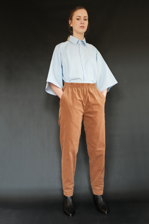 Pants 'Heit' of Brown Corduroy