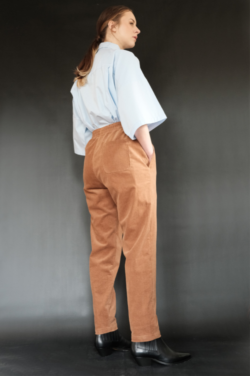 Pants 'Heit' of Brown Corduroy - Image 2
