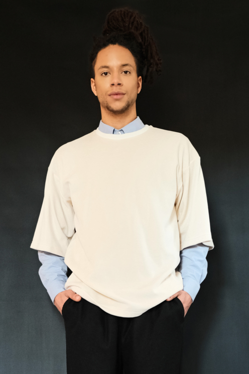 Big Tee 'Leut' White Velours