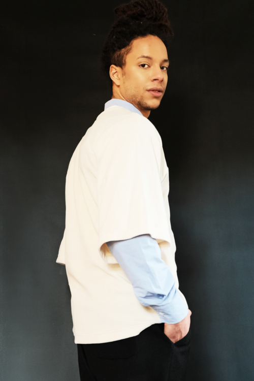 Big Tee 'Leut' White Velours - Image 2