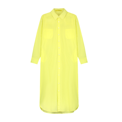 Shirt 'Axl' long yellow - Image 3