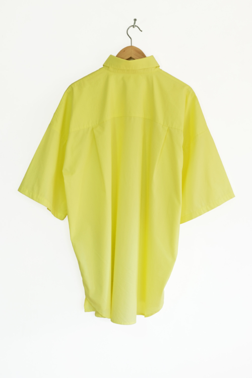 Unisex Short Sleeved Shirt ‘Axl Square’ Yellow - Image 4